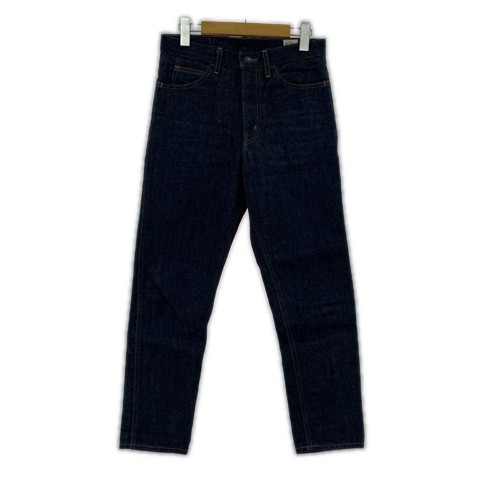 デニムパンツ or slow リジッドデニムパンツ XS 濃紺インディゴ