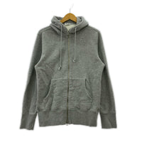 パーカー ジップアップ GR M グレー