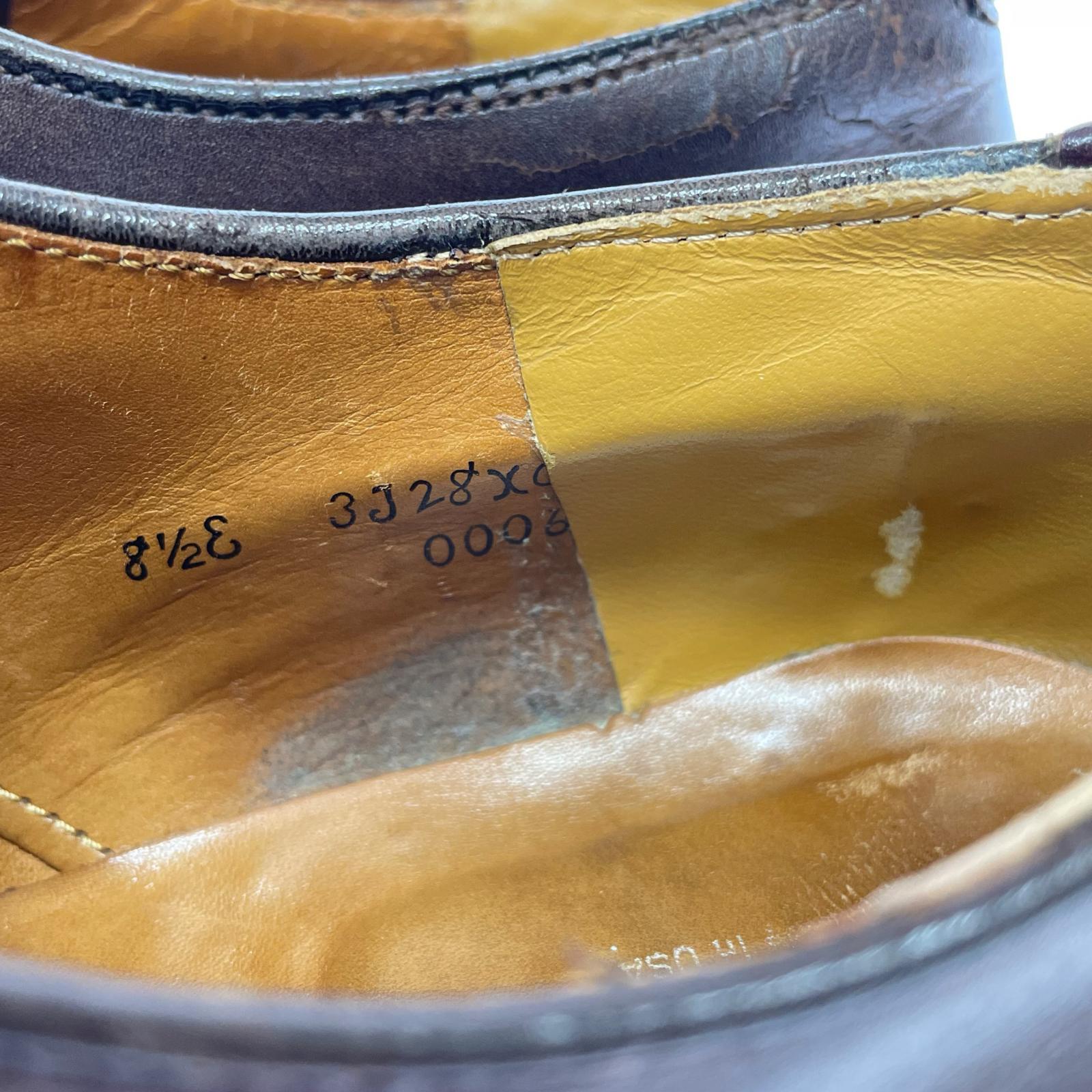 シューズ ALDEN brooks brothers別注 キャップトゥ 00063 (US8) ブラウン