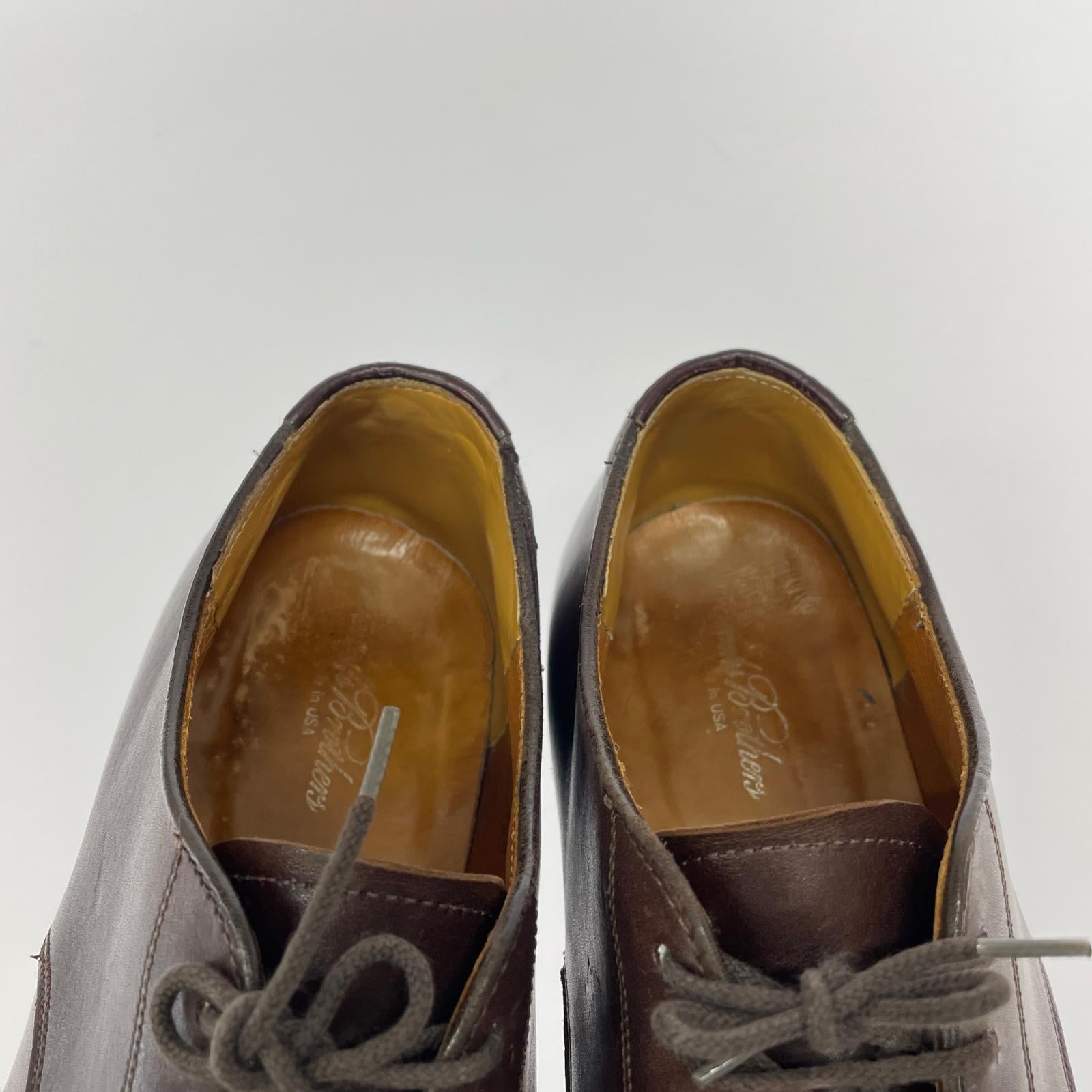 シューズ ALDEN brooks brothers別注 キャップトゥ 00063 (US8) ブラウン