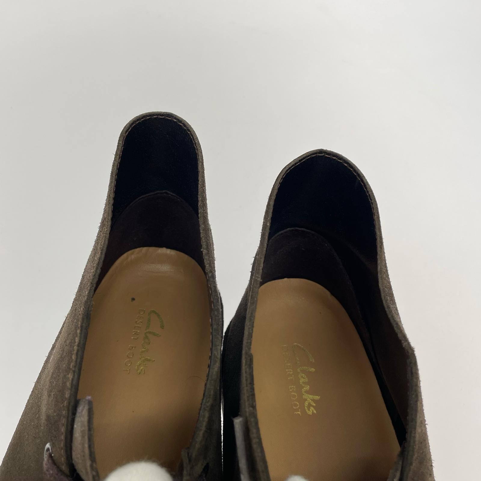 ブーツ Clarks Desert Boot スウェード 61357739 茶 (26.5) ブラウン