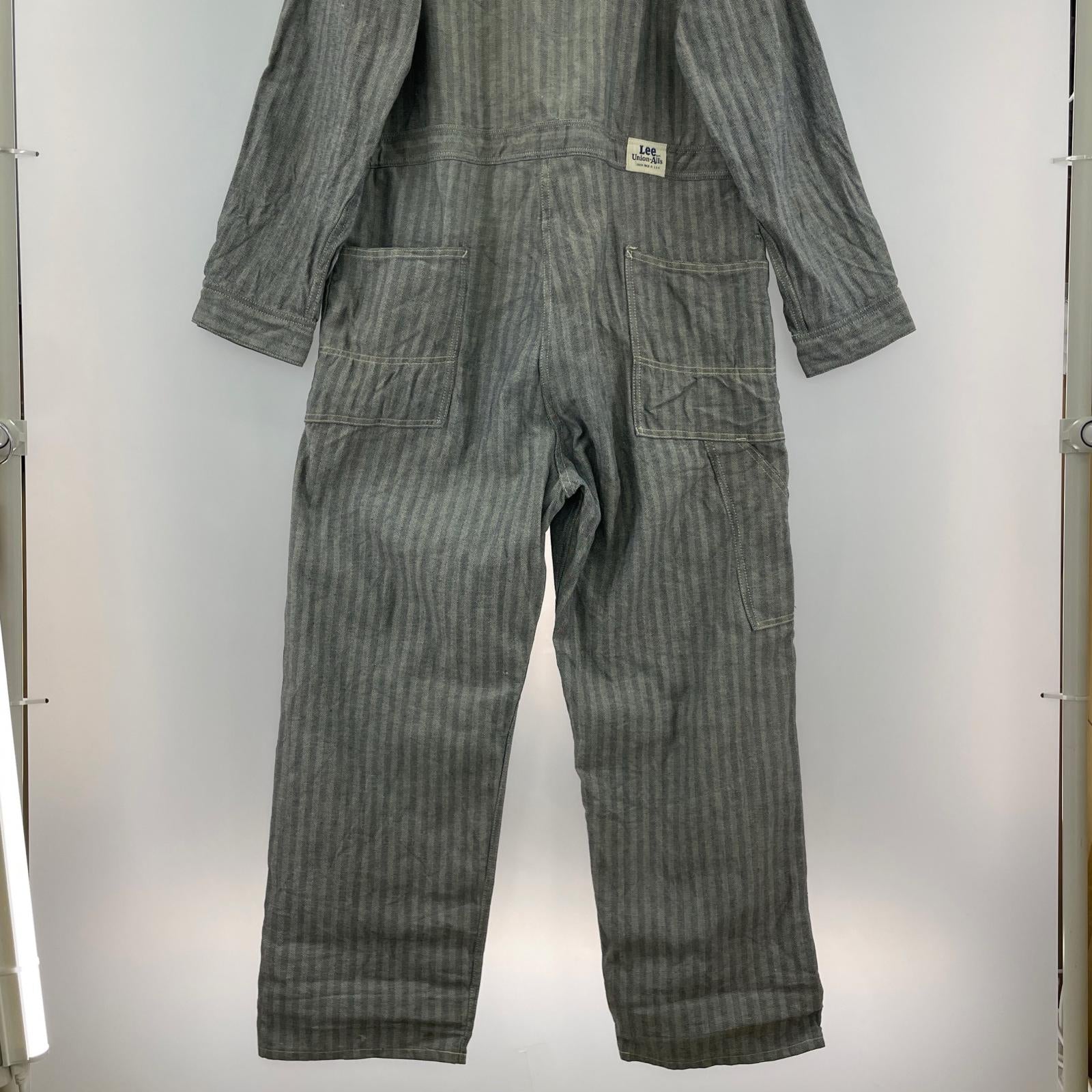オーバーオール オールインワン 60s ヘリンボーン 42 UNION-ALLS 2075Z ブラック