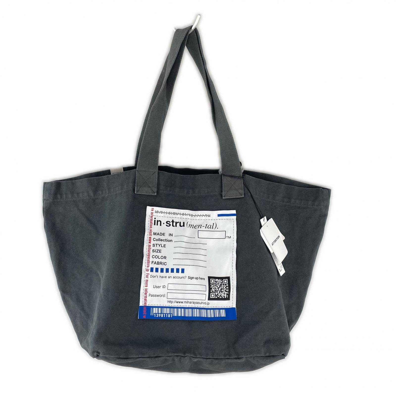その他バッグ in・stru Big Name Tote Bag グレー