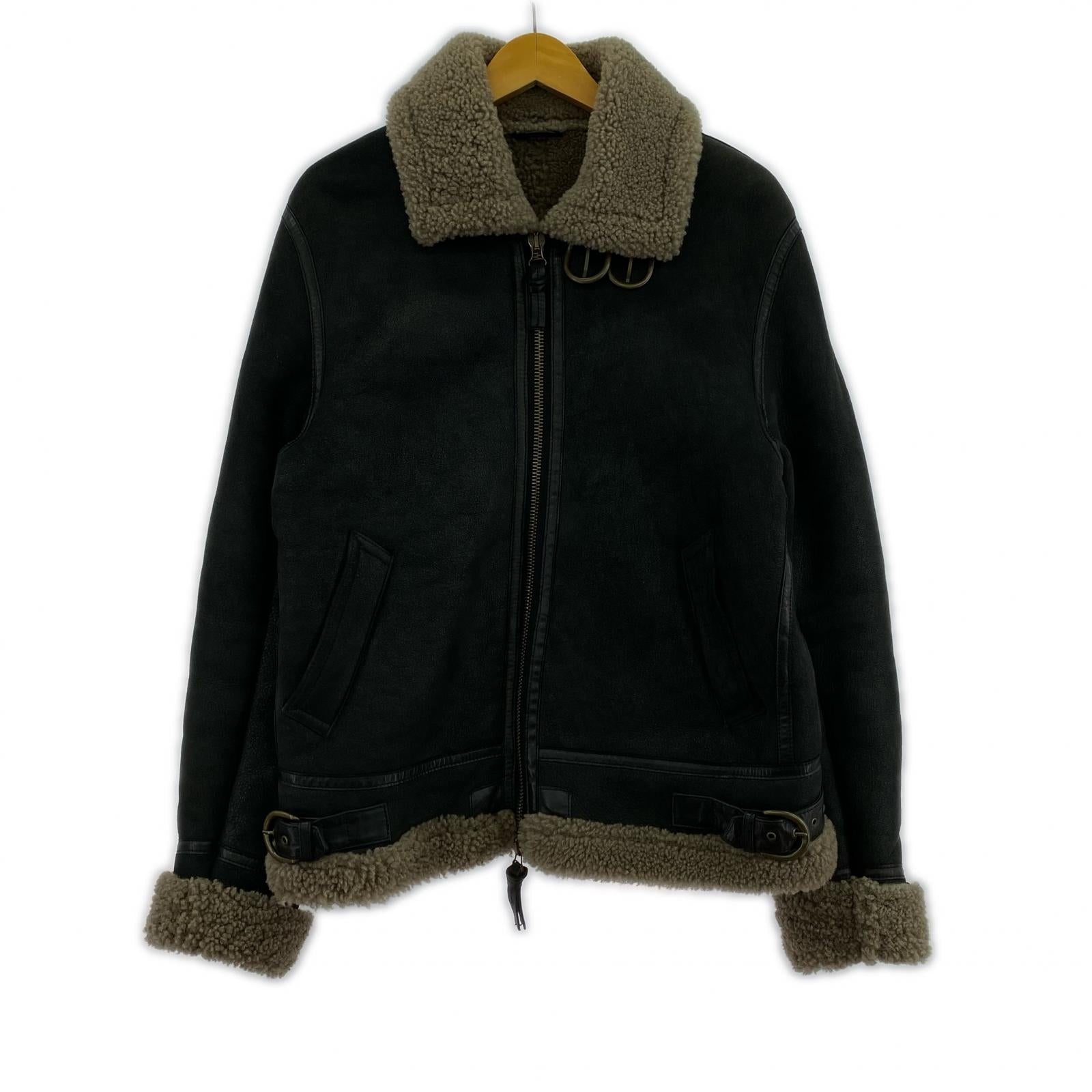 ジャケット BEAMS F別注 B- 3 ムートンフライトジャケット 44 ブラック