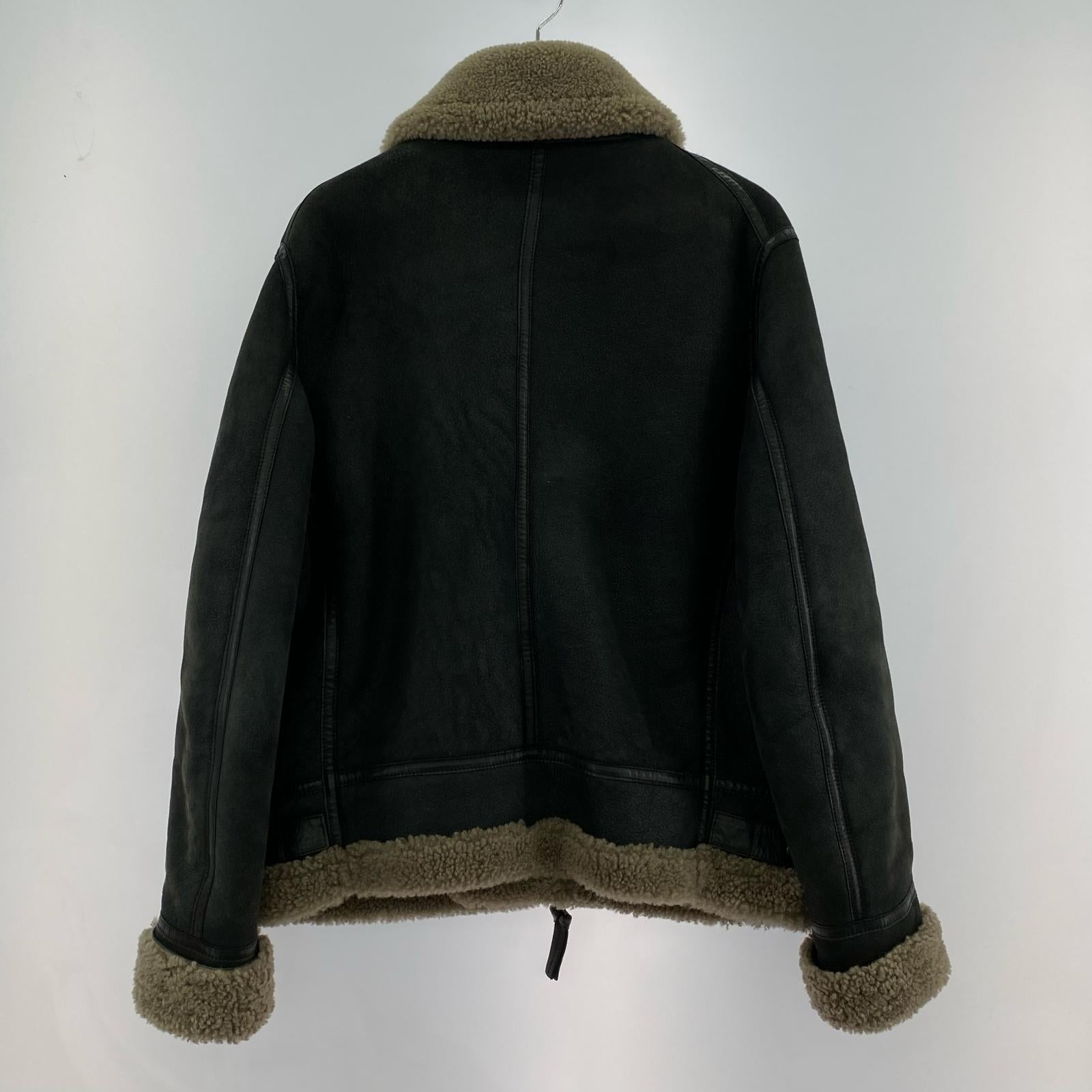 ジャケット BEAMS F別注 B- 3 ムートンフライトジャケット 44 ブラック