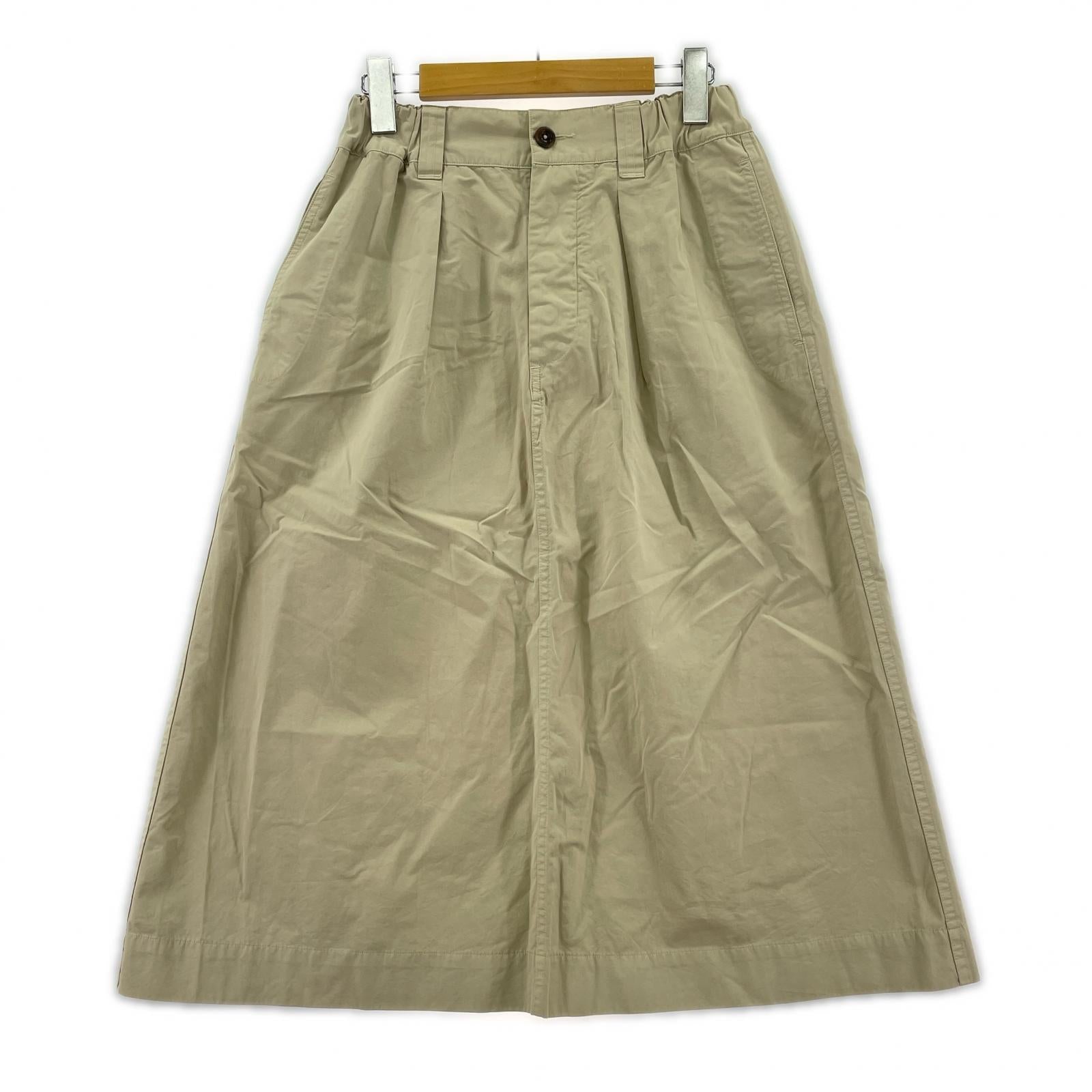 スカート MHL. FINE COMPACT COTTON POPLIN スカート 1 ベージュ