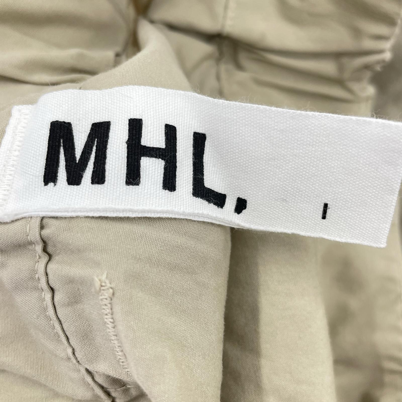 スカート MHL. FINE COMPACT COTTON POPLIN スカート 1 ベージュ