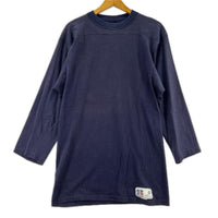 半袖Tシャツ 80s RUSSELL football tee M ネイビー