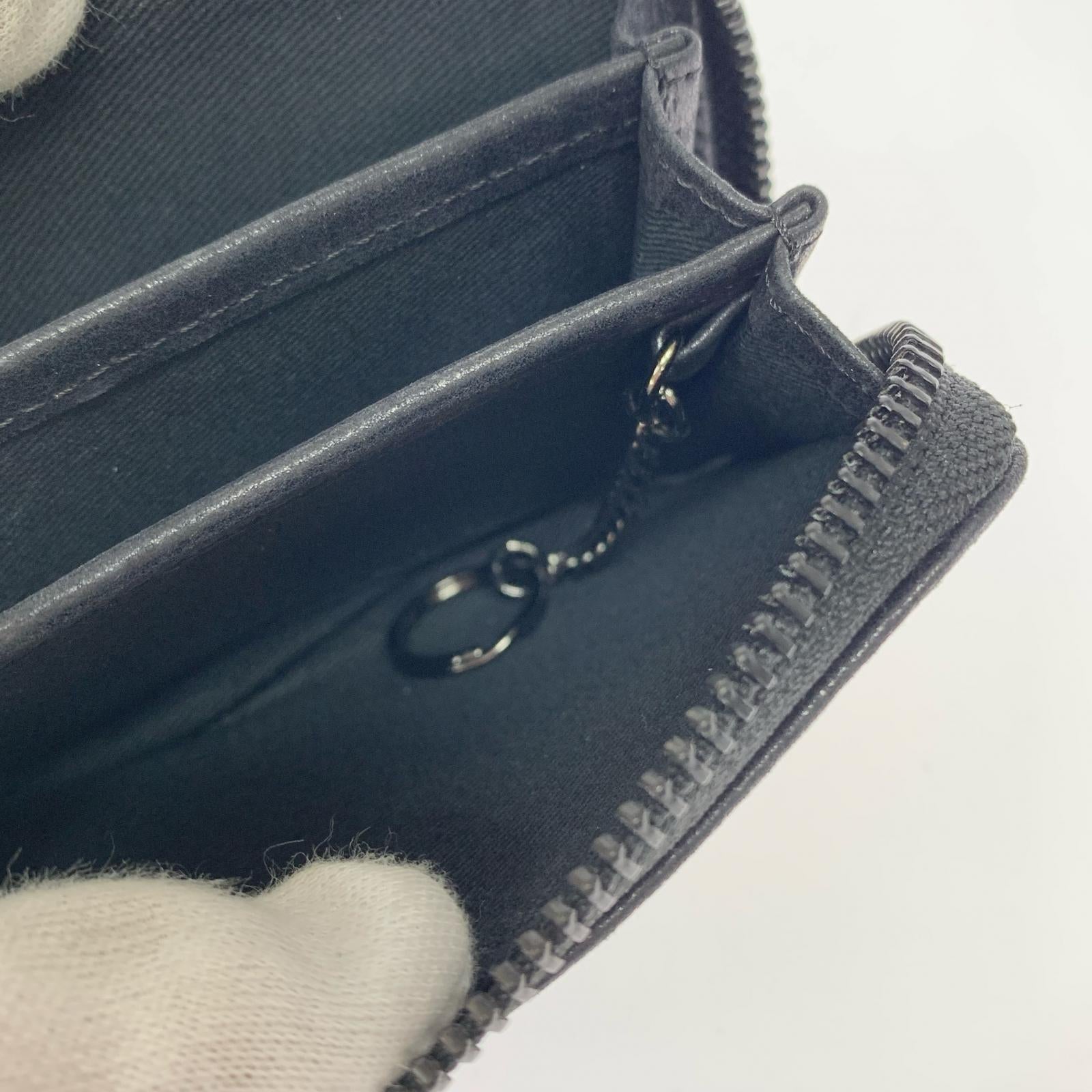 コインケース MATAL CLASP LEATHER ブラック