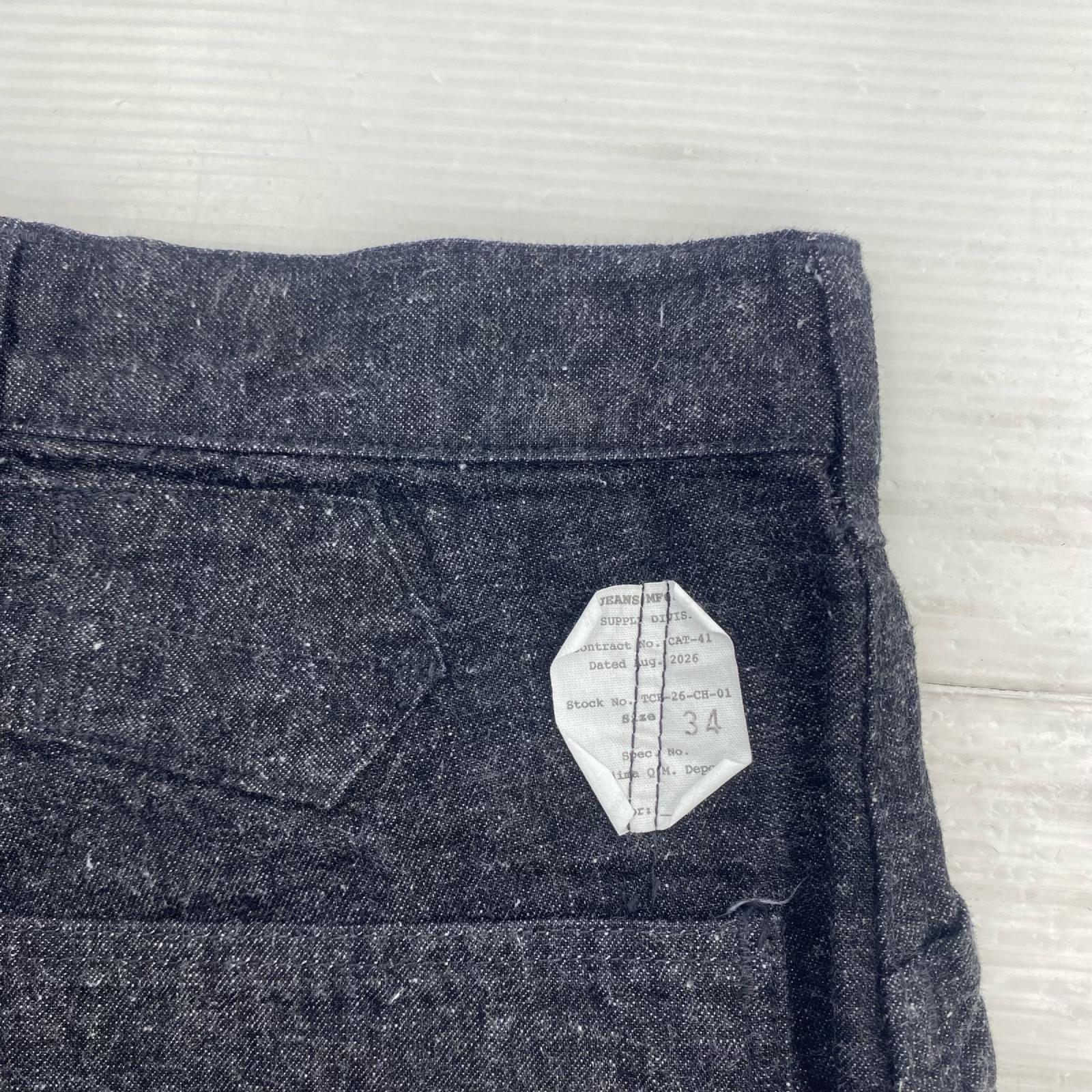 デニムパンツ TCB JEANS TCB-26-CH-01 (34) ブラック