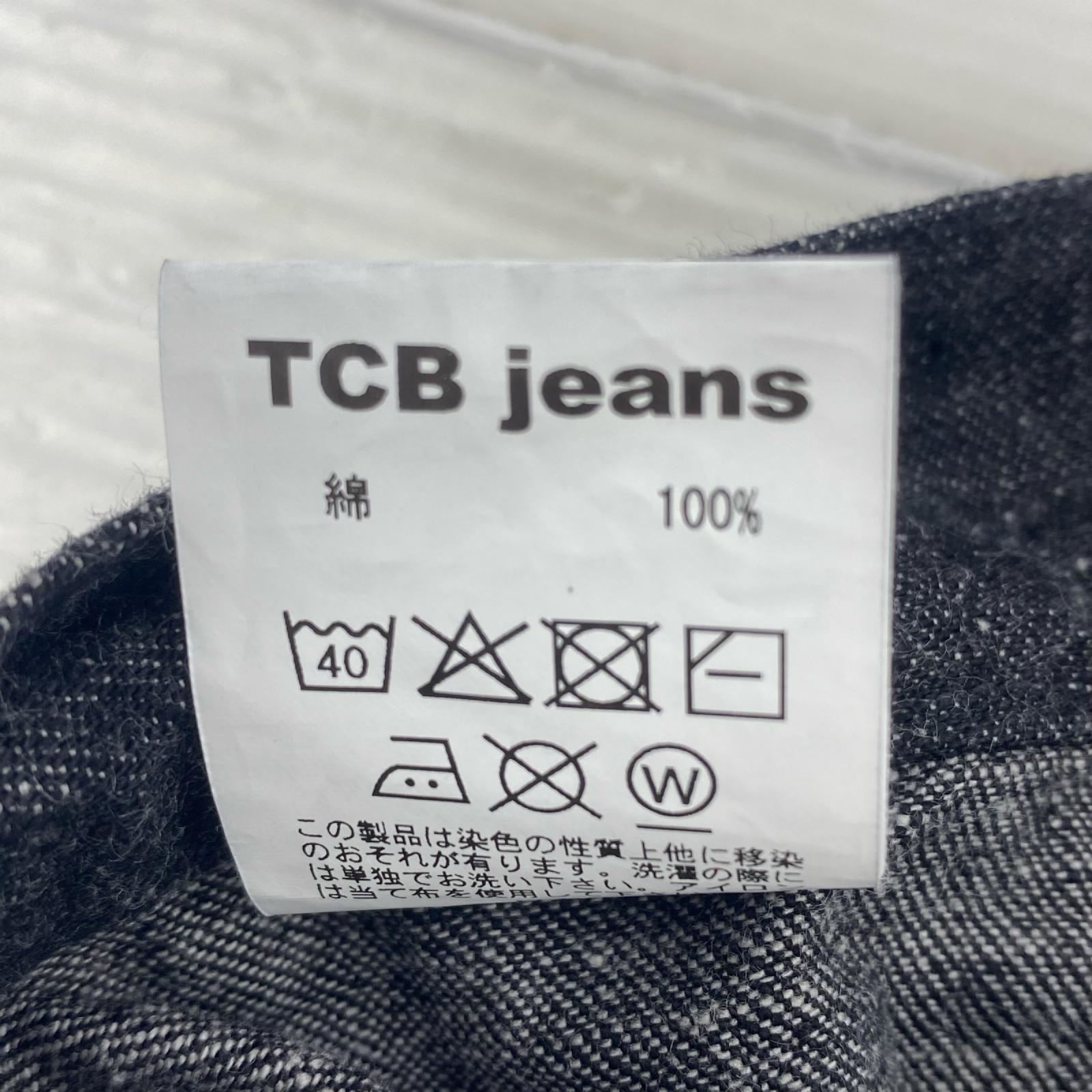 デニムパンツ TCB JEANS TCB-26-CH-01 (34) ブラック