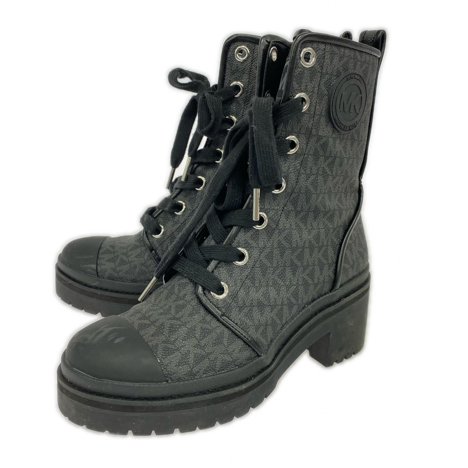 ブーツ MICHAEL KORS PW22E レースアップブーツ 23.0 ブラック