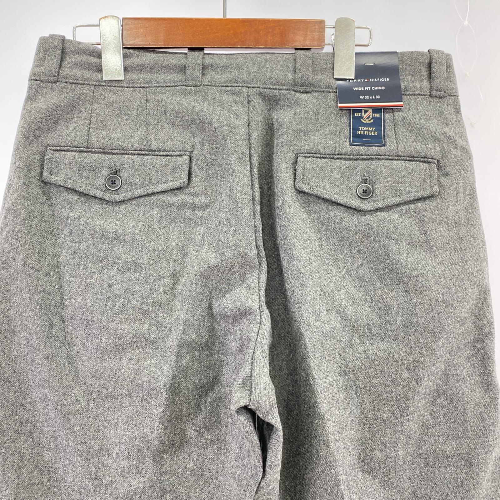 パンツ TOMMY スラックス パンツ タグツキ グレー