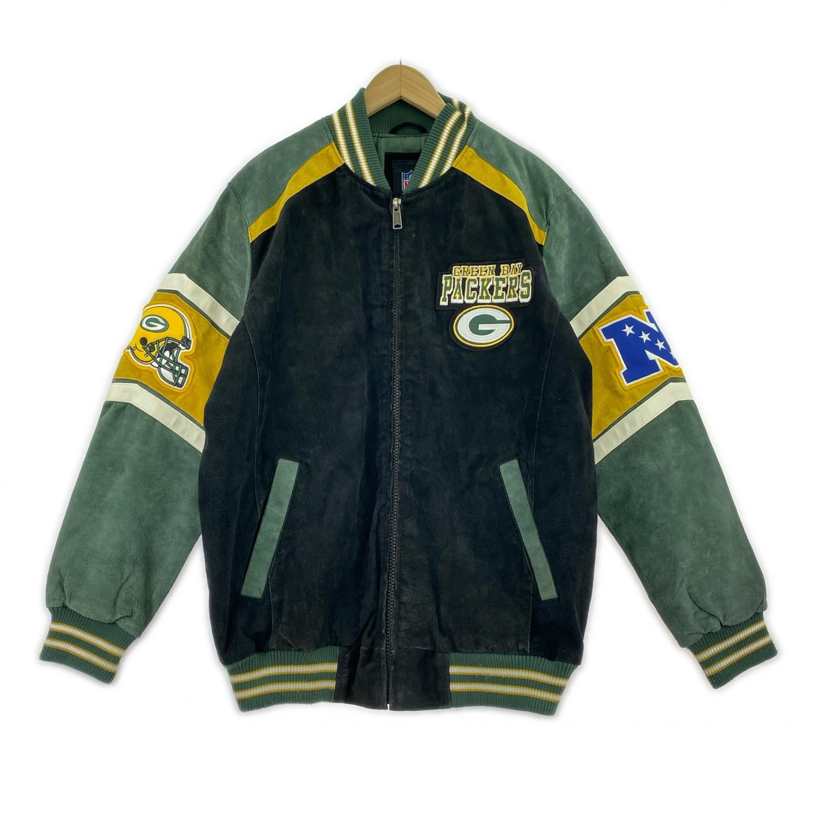 ジャケット NFL Green Bay Packers/レザースタジャン/M M マルチカラー