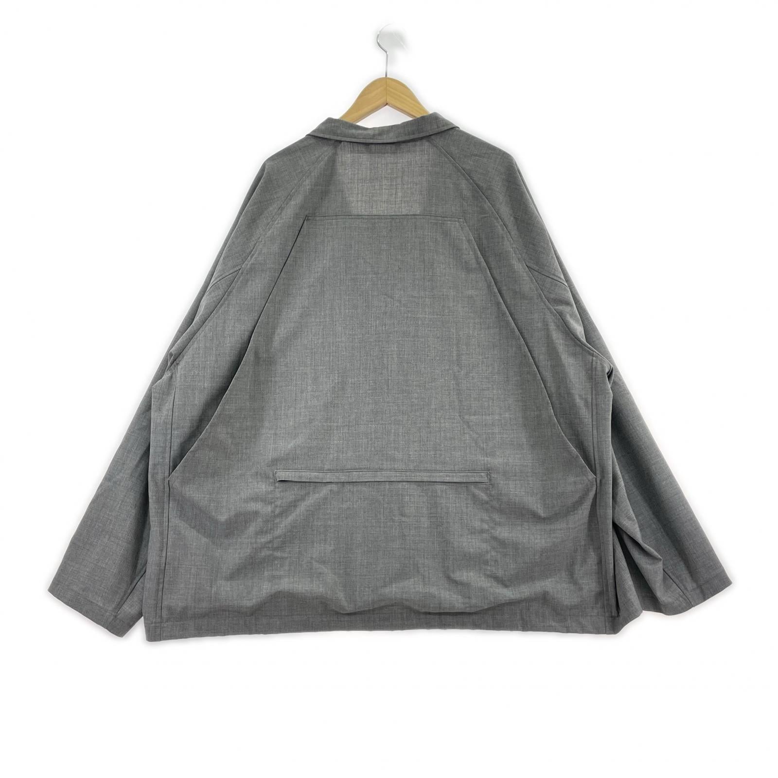 テーラードジャケット Sillage ESSENTIAL З POCKET JACKET オーバーサイズジャケット フリー グレー