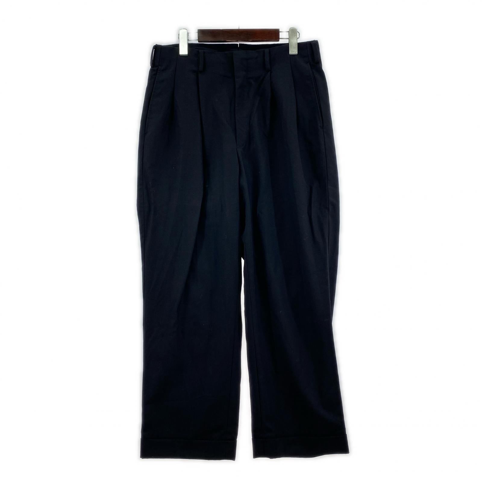 パンツ 24SS Slub Wool Navy Trousers 2 ネイビー