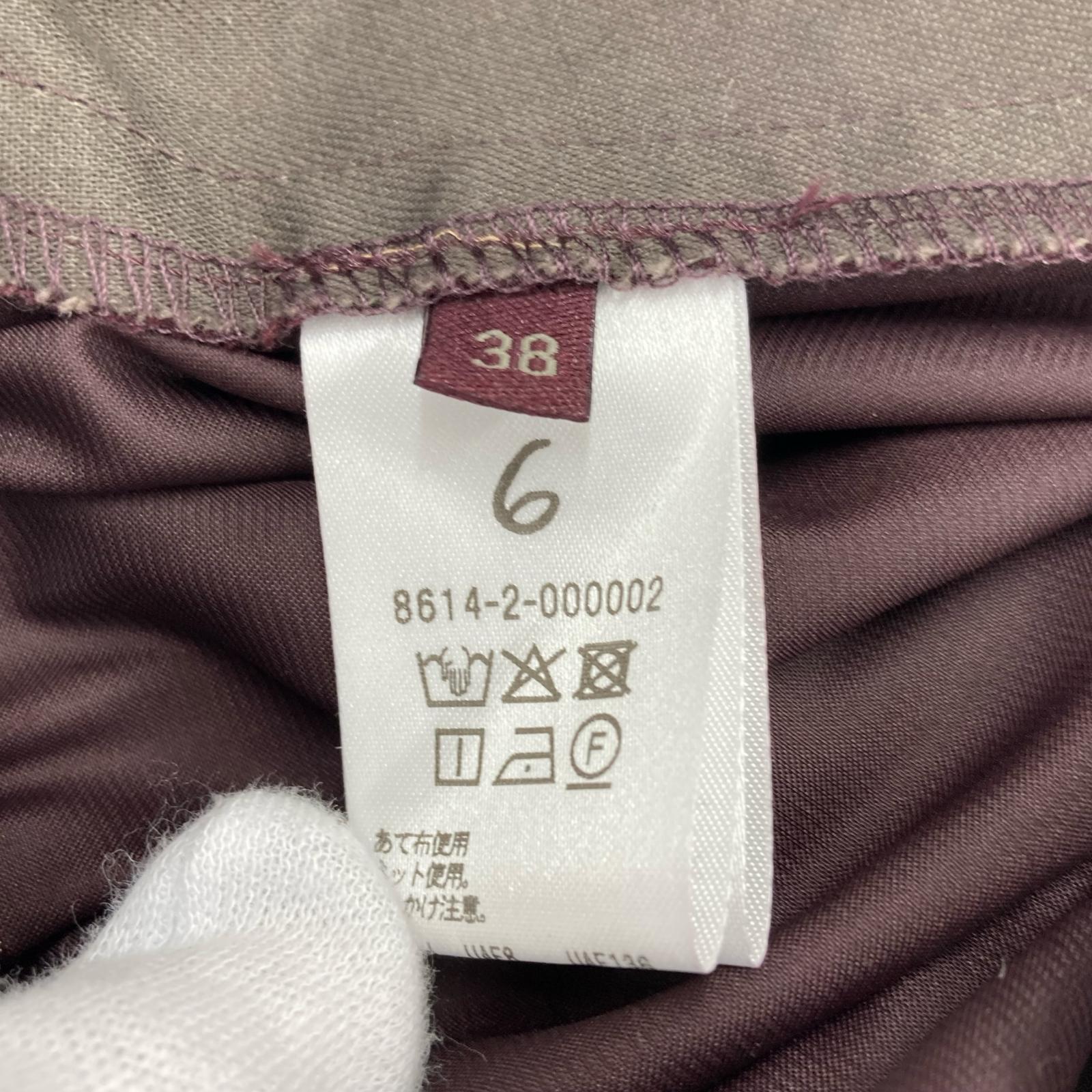 パンツ ポリエステルサテンパンツ 38