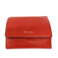 コンパクトウォレット レザーコンパクトウォレット RED レッド