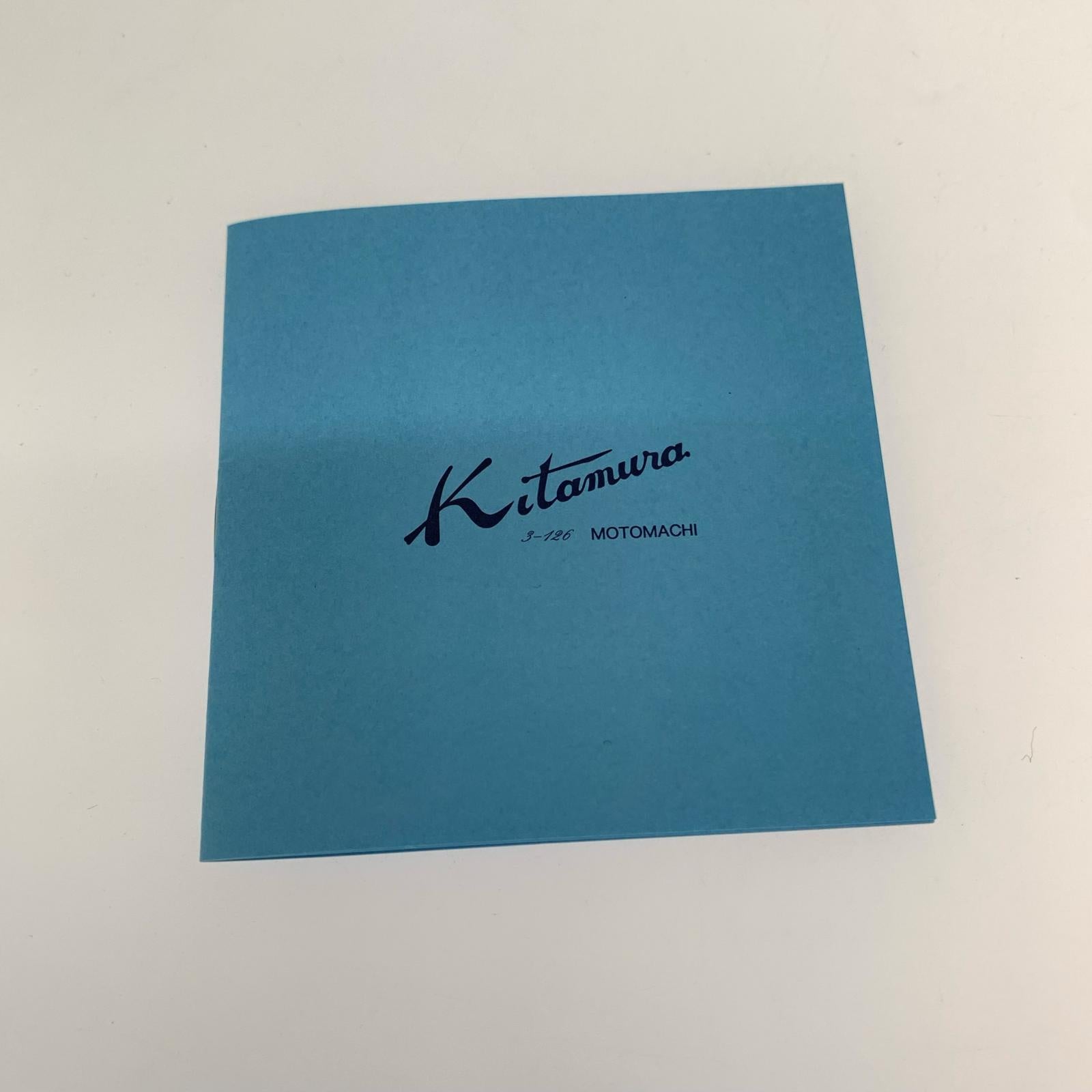コンパクトウォレット Kマーク 二つ折り財布 BLU ブルー