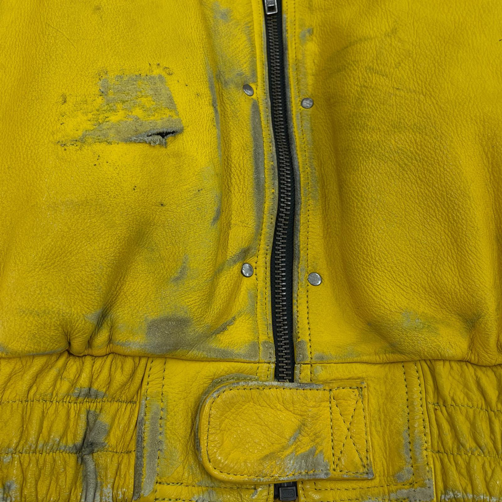 レザージャケット YELLOW CORN SLEDGE HAMMER レザージャケット(L) 黄 L イエロー
