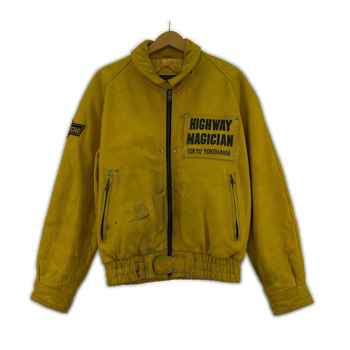 レザージャケット YELLOW CORN SLEDGE HAMMER レザージャケット(L) 黄 L イエロー
