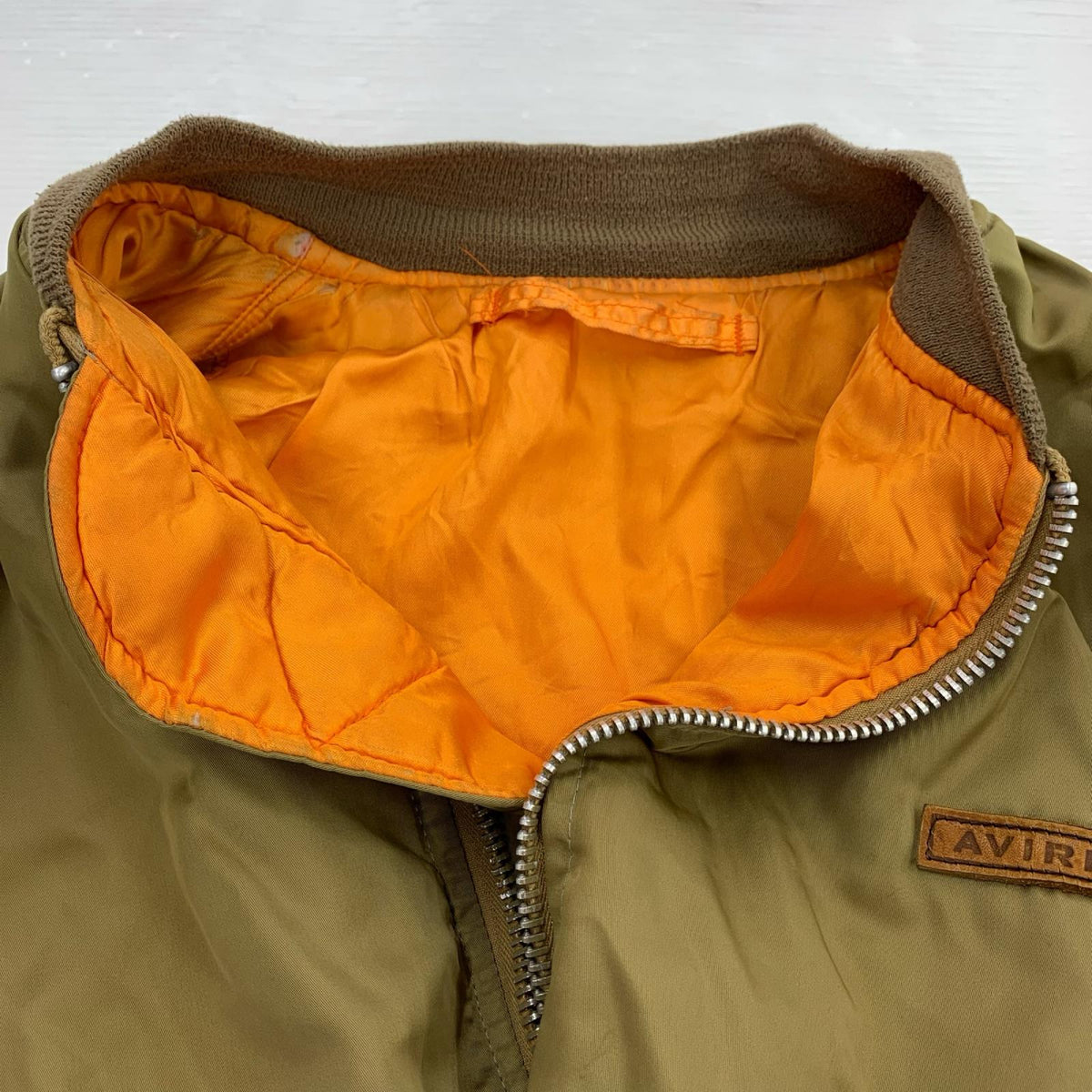 ジャケット 90s USA製 MA-1 ブラウン系