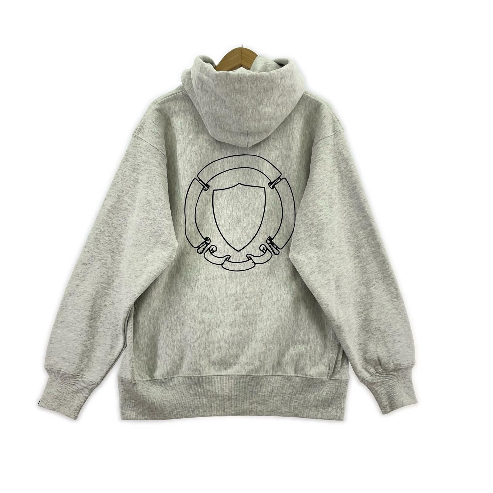 パーカー fragment design FRGMT UNV HOODIE カレッジロゴパーカー グレー M グレー