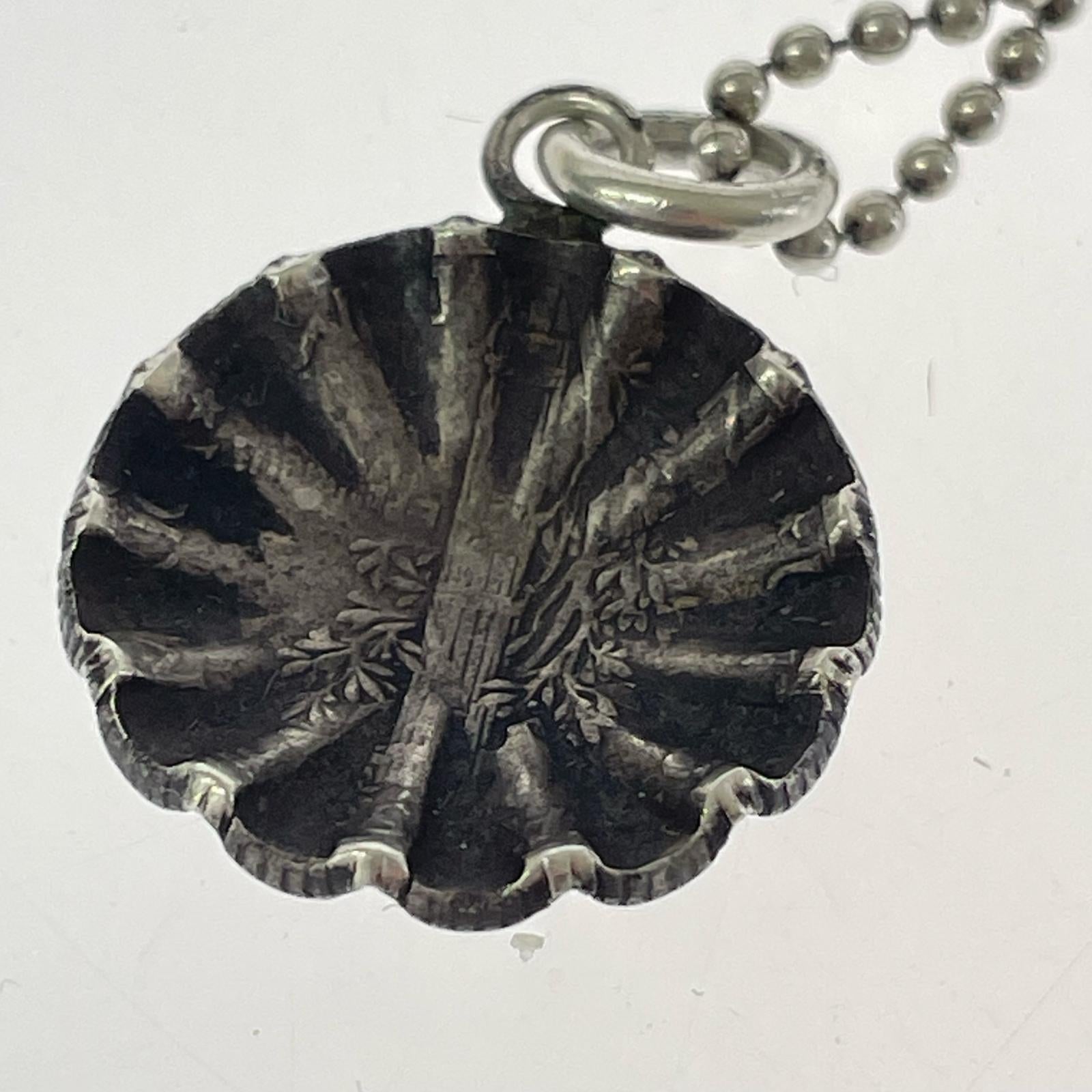 ネックレス Button Works 925 シルバーネックレス シルバー