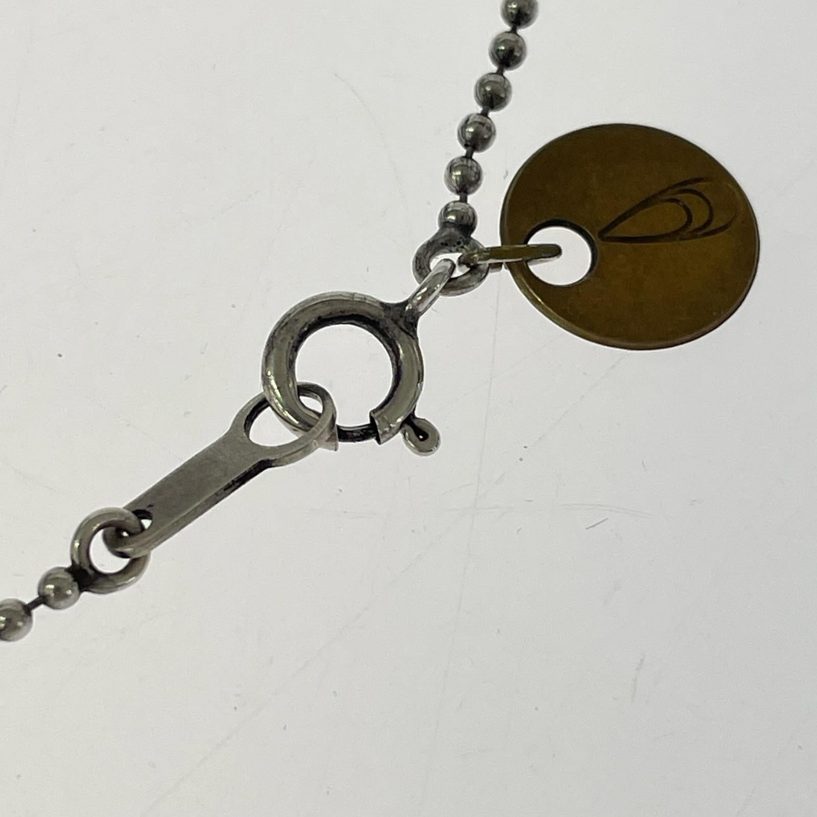 ネックレス Button Works 925 シルバーネックレス シルバー