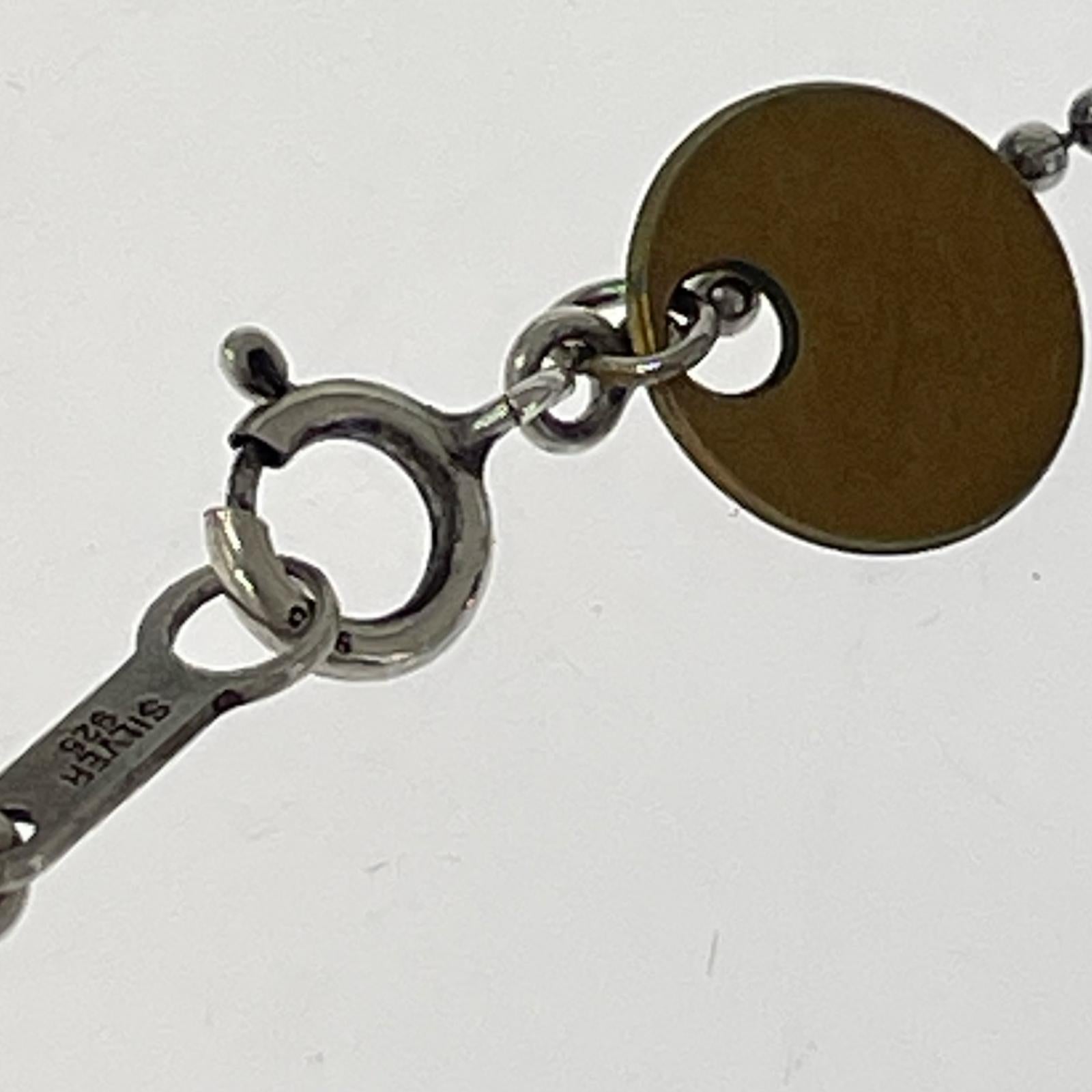 ネックレス Button Works 925 シルバーネックレス シルバー