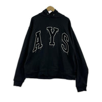 パーカー ASKAURSELF AYS プルオーバーパーカー 黒 S ブラック