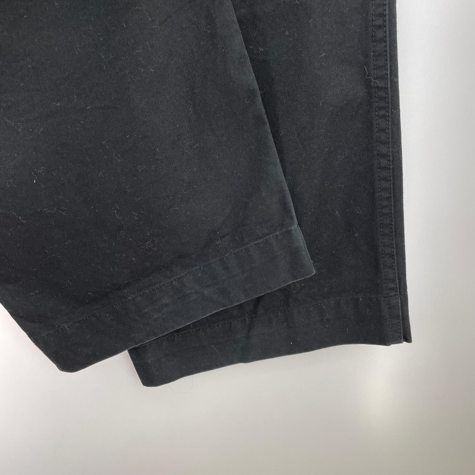 パンツ WASHED CHINO COTTON (S) S ブラック