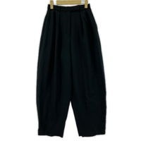 パンツ louren tuck cocoon pants S ブラック