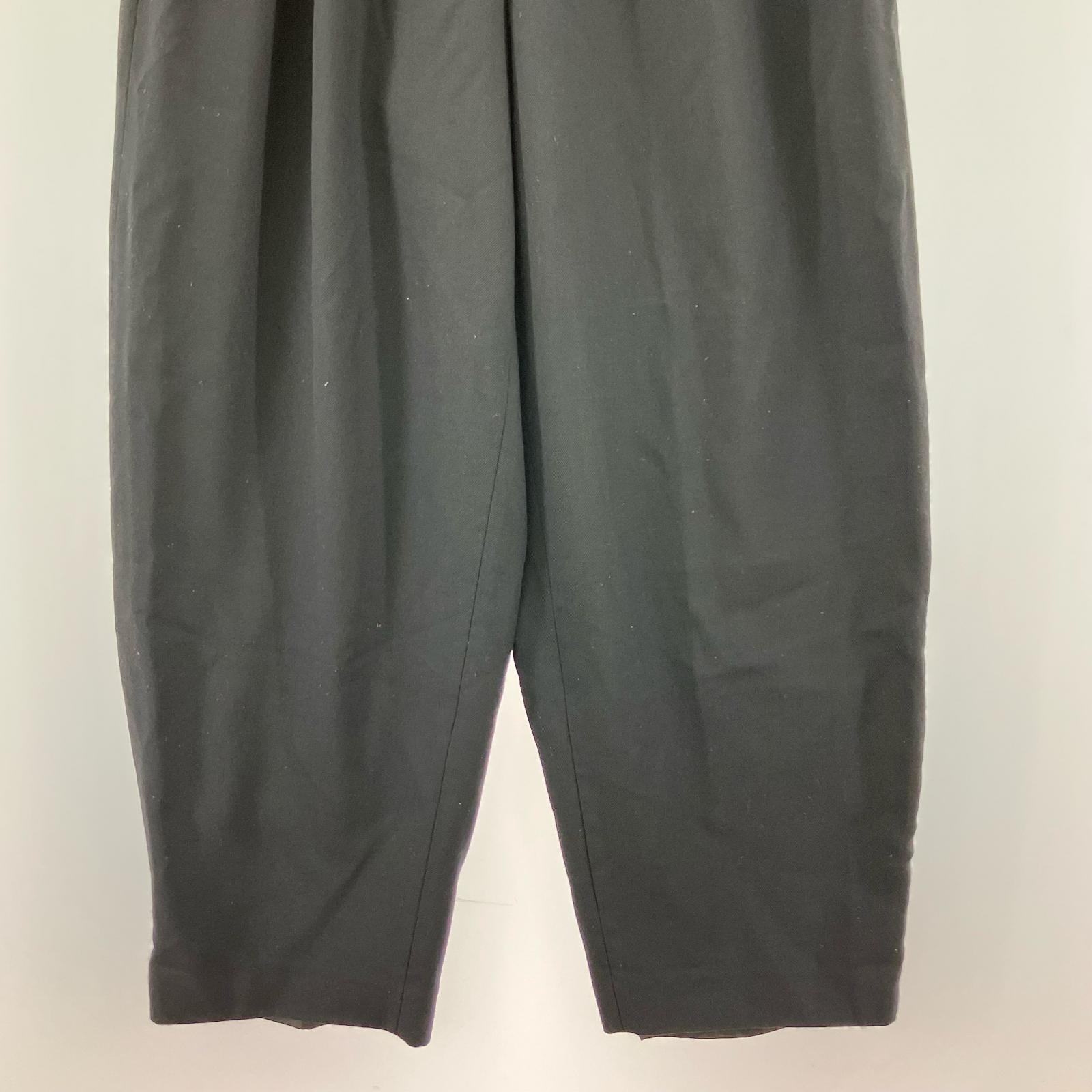 パンツ louren tuck cocoon pants S ブラック
