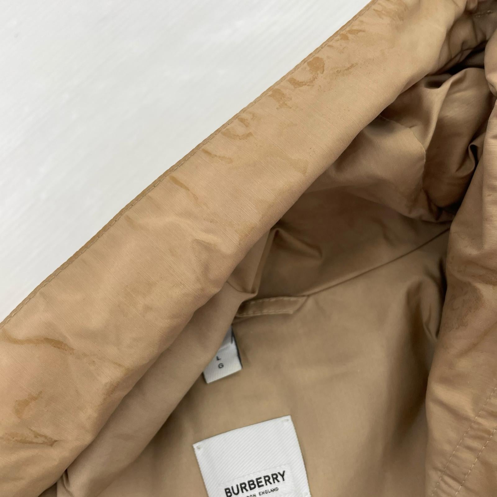 ジャケット BURBERRY 22SS ユニバーサル パスポート アノラックパーカー L ベージュ L ベージュ