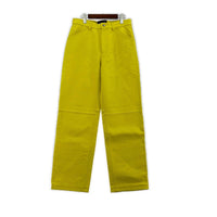 パンツ sp5der 24SS Debossed Web Leather Pant 32 黄 32 イエロー