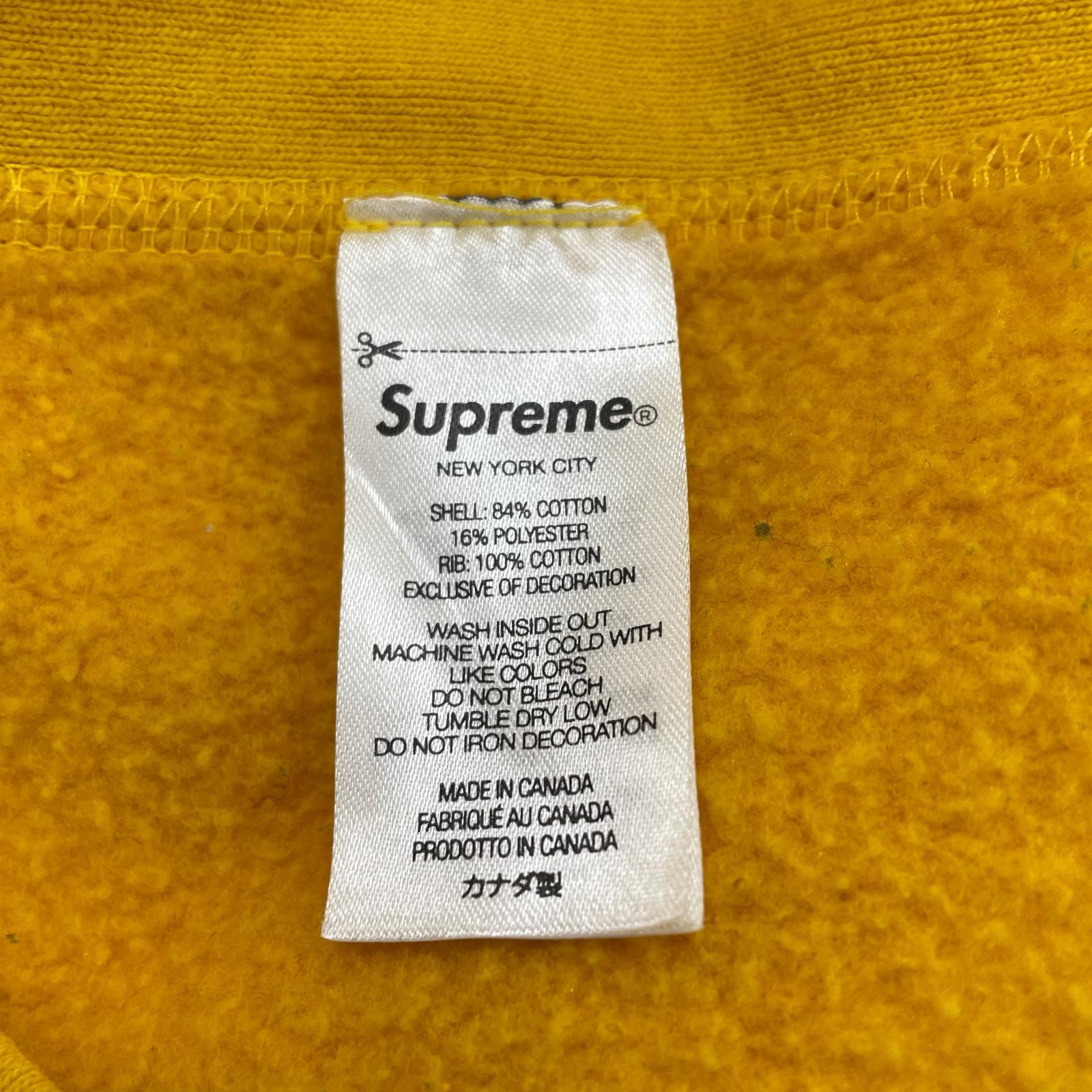 パーカー Supreme 22AW Capital Hooded Sweatshirt XXL 黄 イエロー