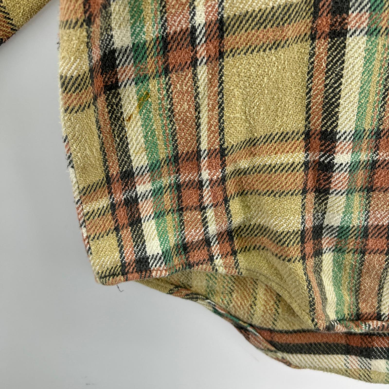 長袖シャツ 70s BICMAC ヘビネル ベージュ