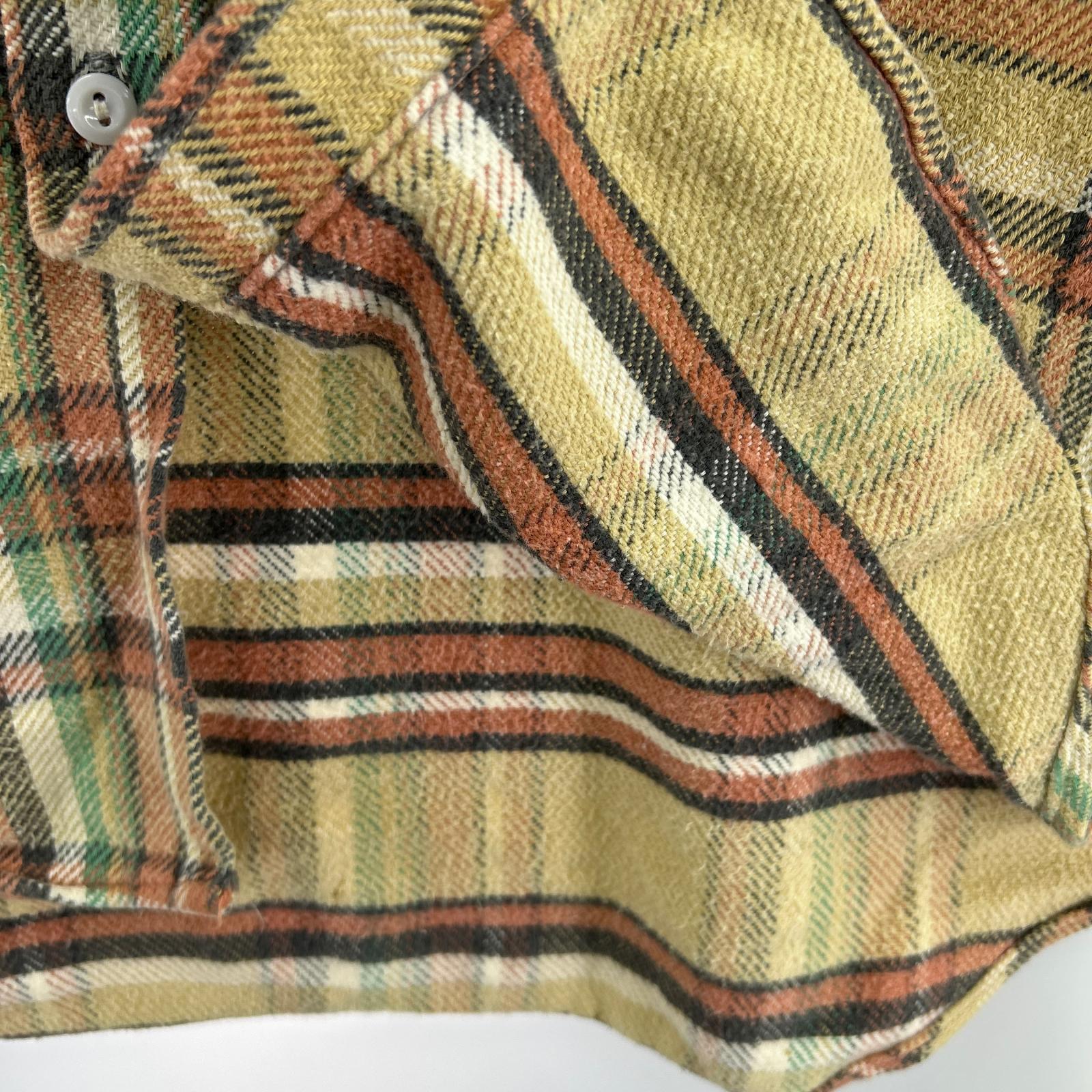 長袖シャツ 70s BICMAC ヘビネル ベージュ