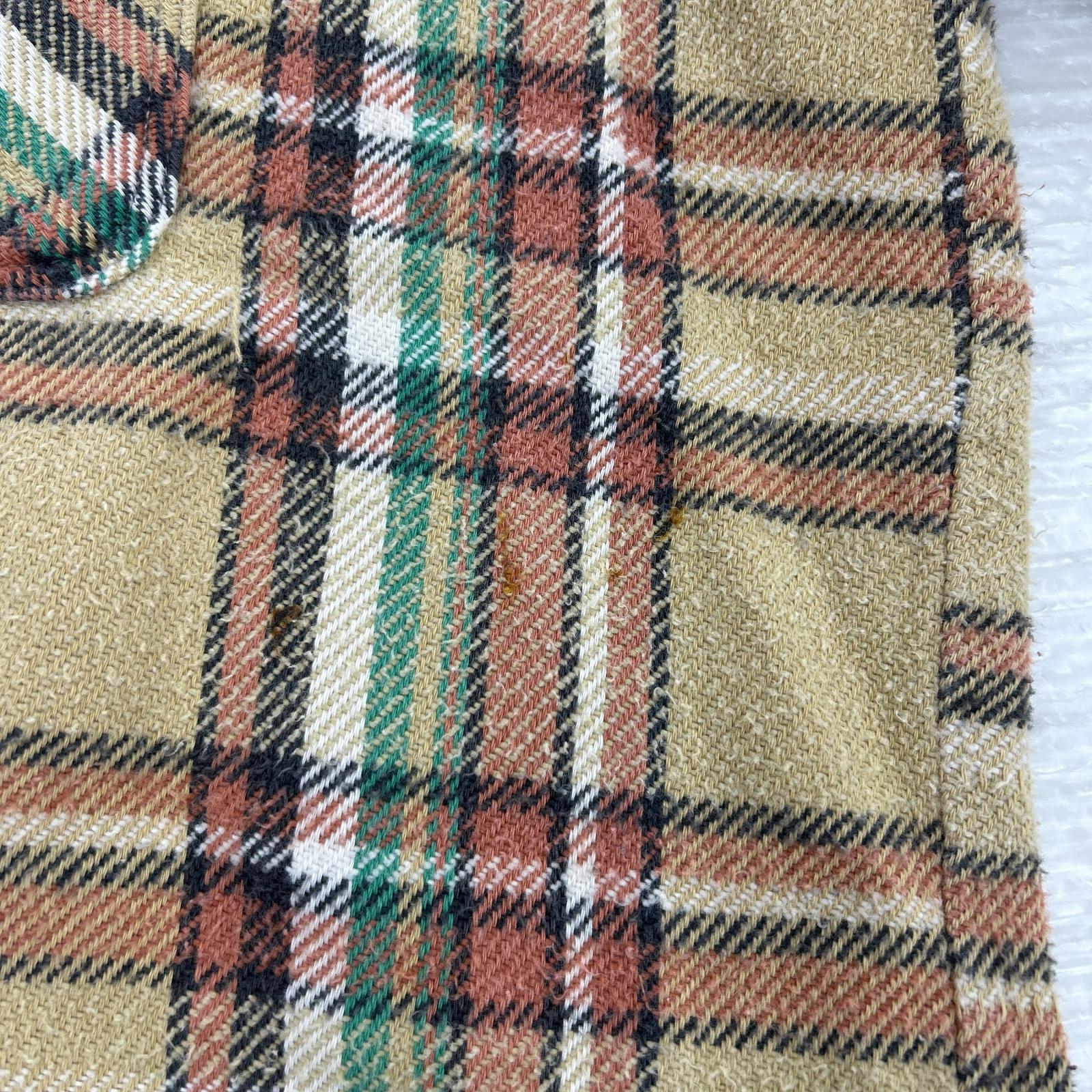 長袖シャツ 70s BICMAC ヘビネル ベージュ