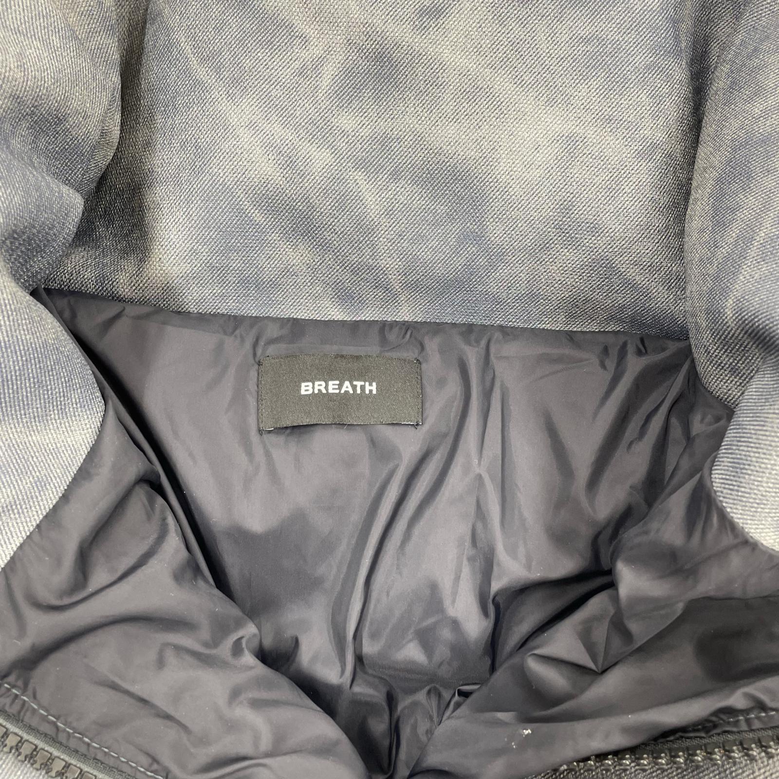 ダウンジャケット BREATH MARBLE DOWN JACKET -L L ブラック