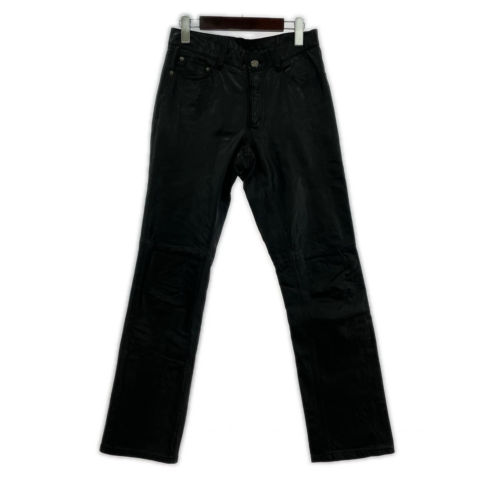 パンツ Leather Pants 1 ブラック