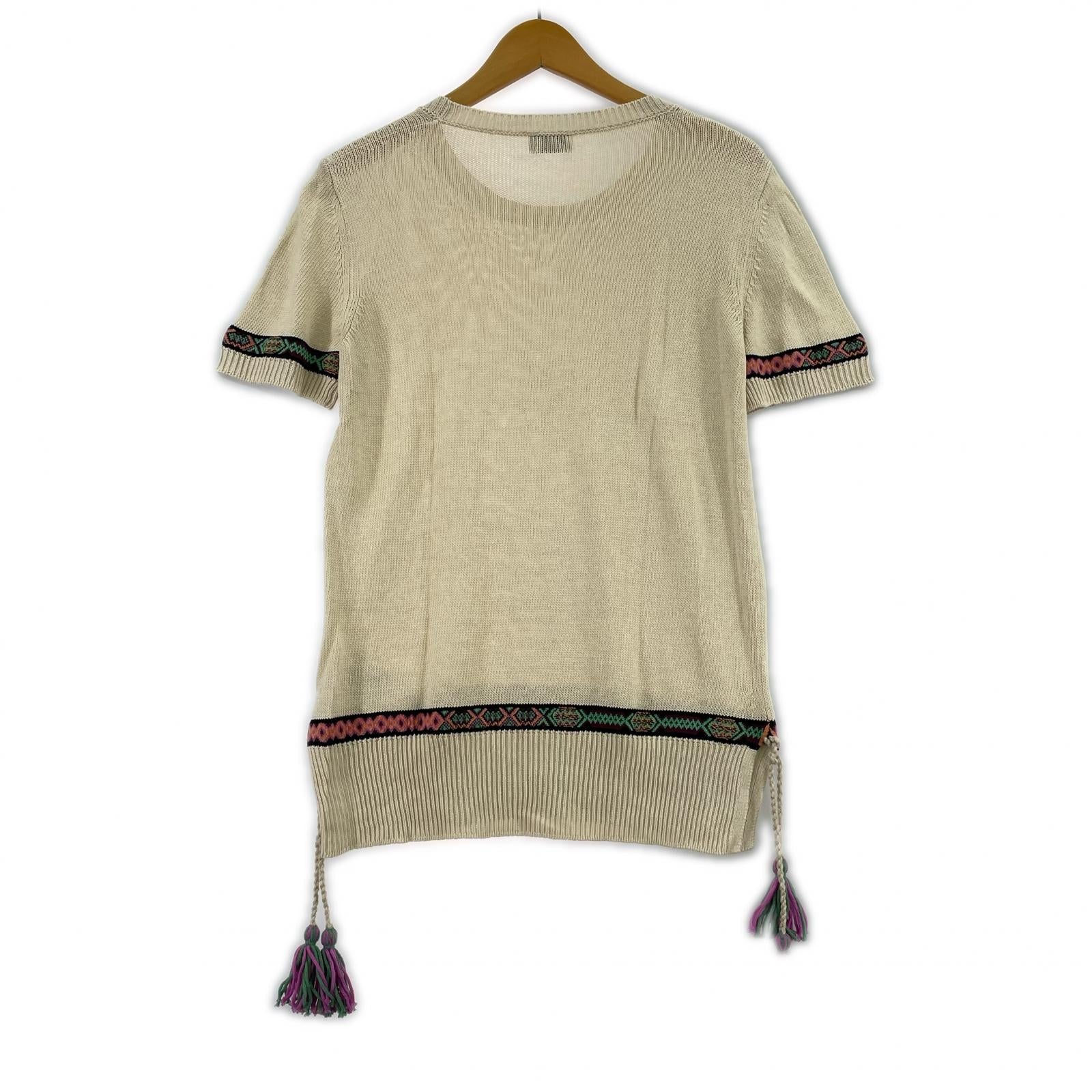 半袖Tシャツ シルク混S/Sニット ベージュ 44 44 ベージュ