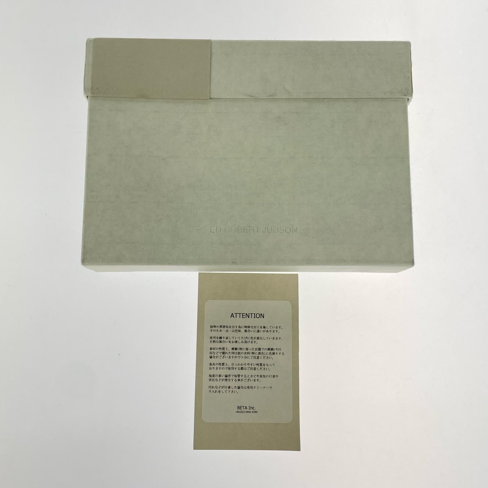 コンパクトウォレット ED ROBERT JUDSON Binder Half Wallet 黒 ブラック