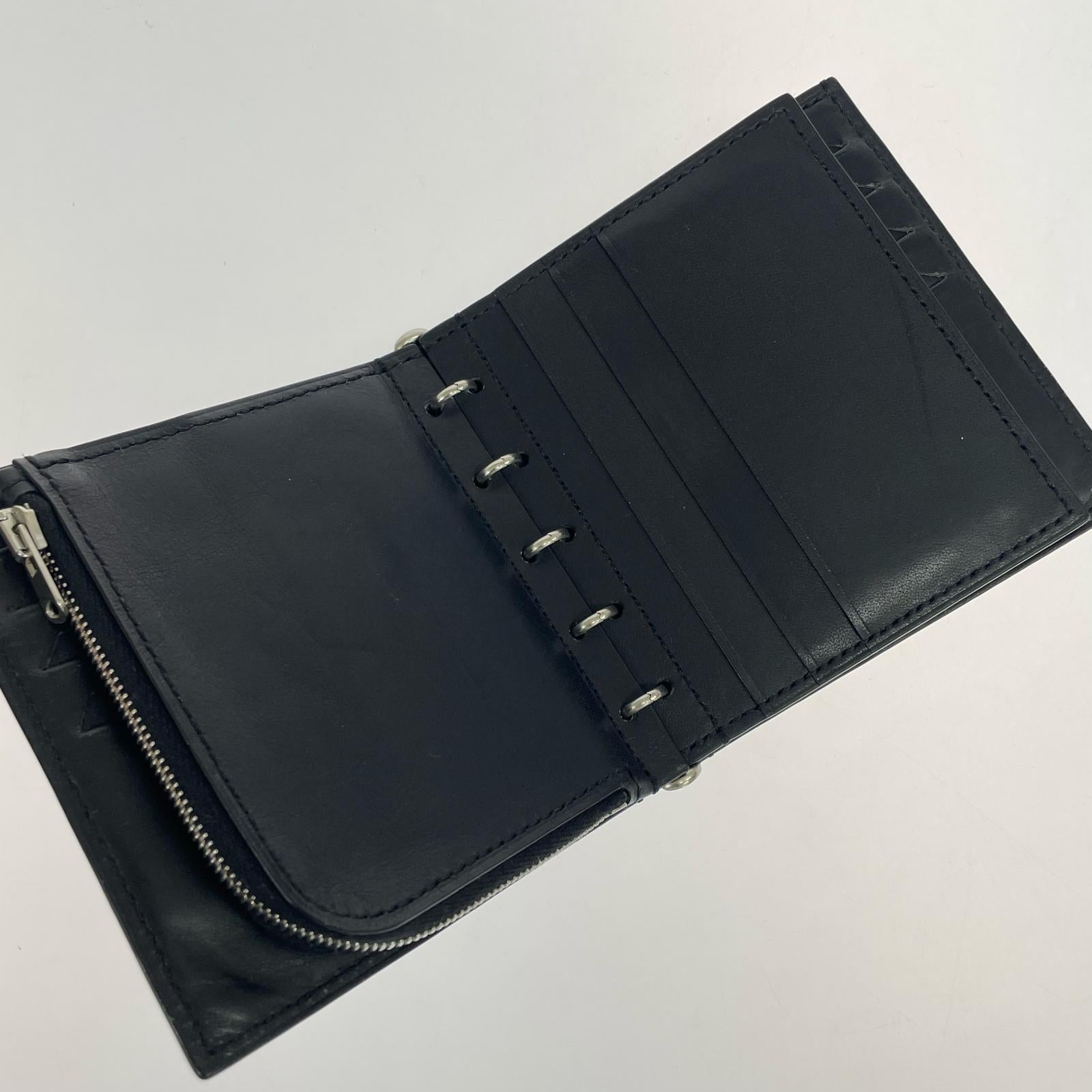 コンパクトウォレット ED ROBERT JUDSON Binder Half Wallet 黒 ブラック