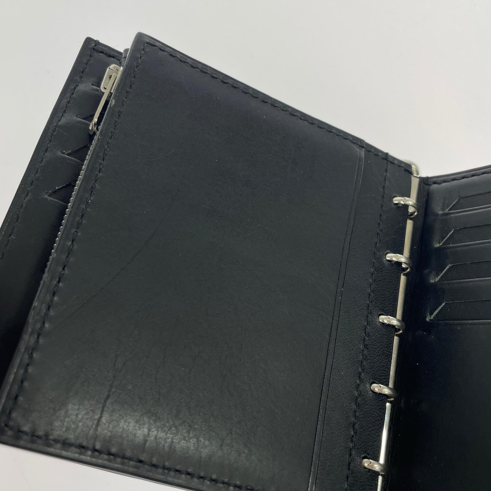 コンパクトウォレット ED ROBERT JUDSON Binder Half Wallet 黒 ブラック