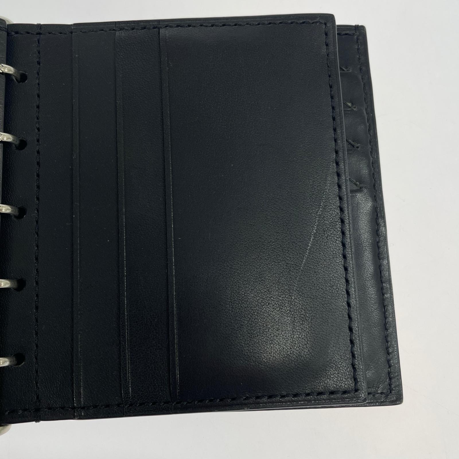 コンパクトウォレット ED ROBERT JUDSON Binder Half Wallet 黒 ブラック