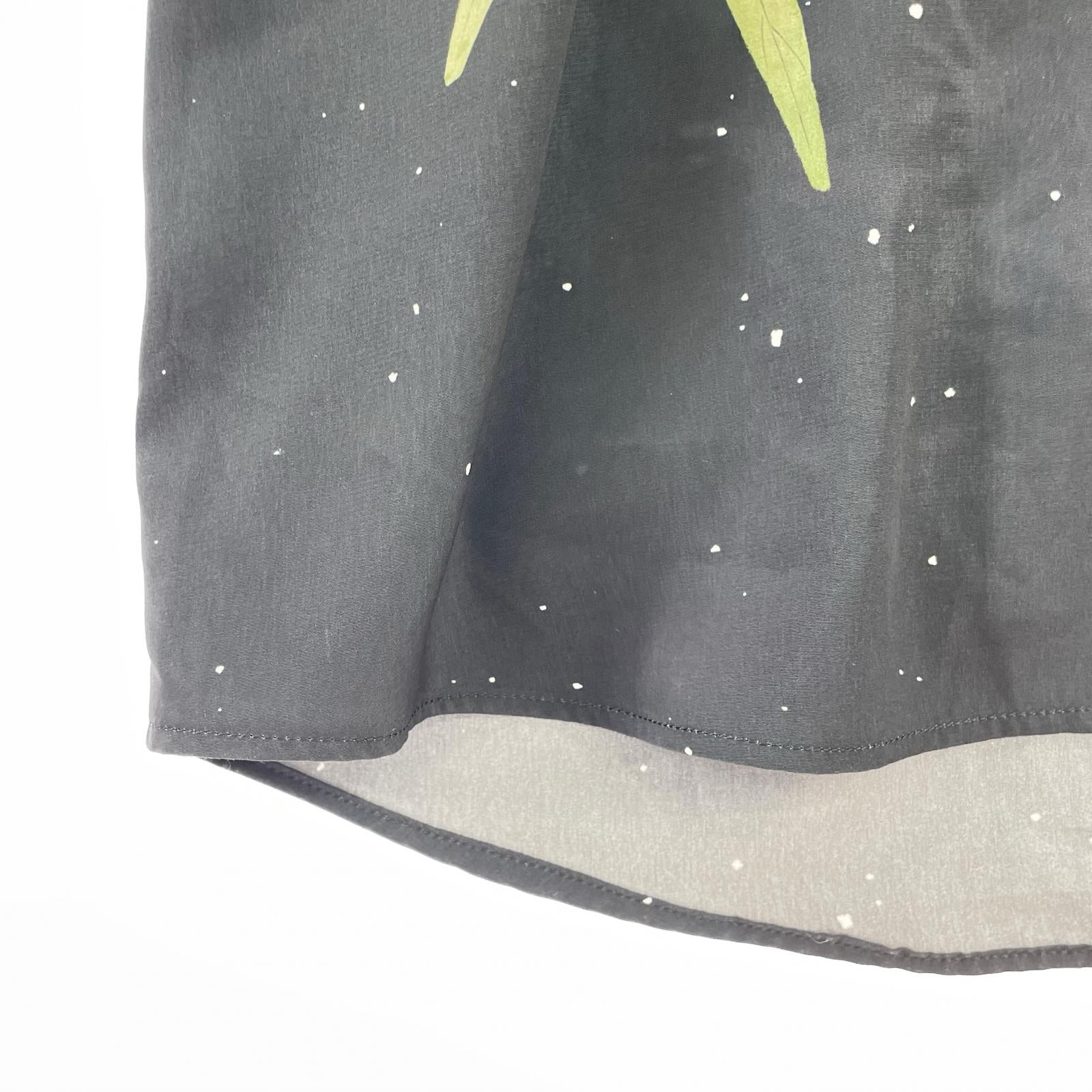 長袖シャツ DECHINE CARP&SPLASH BIG SHIRT BLACK 46 ブラック