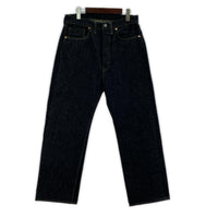 デニムパンツ TCB jeans 大戦モデル ボタンフライデニムパンツ 34 ネイビー