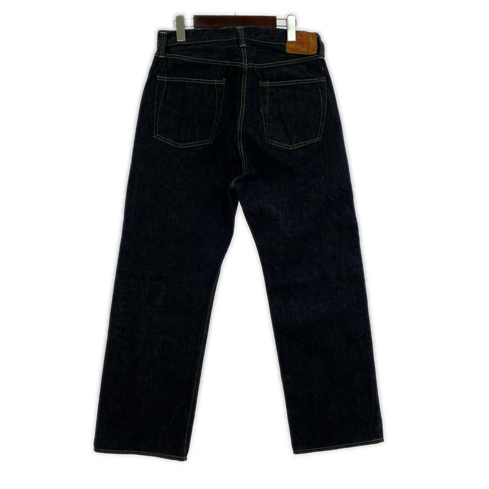 デニムパンツ TCB jeans 大戦モデル ボタンフライデニムパンツ 34 ネイビー